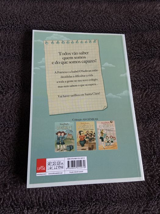 Livro “As Gémeas no Colégio de Santa Clara”