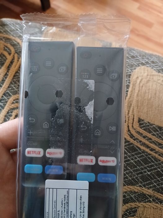 nowe dwa Uniwersalne  piloty do Samsung Smart-TV Netflix, Prime Video,