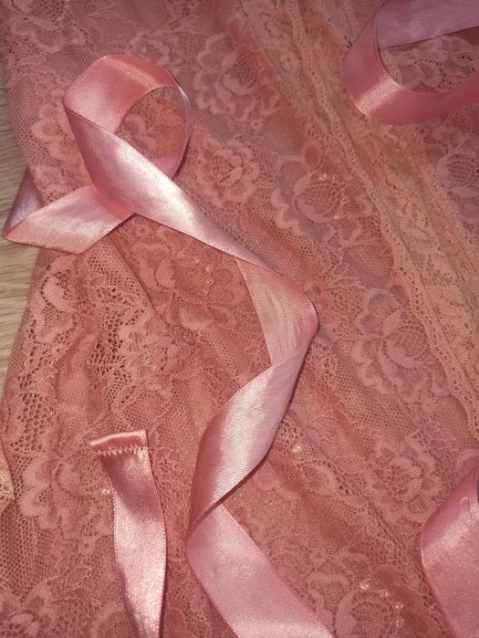 Халат пенюар гипюр