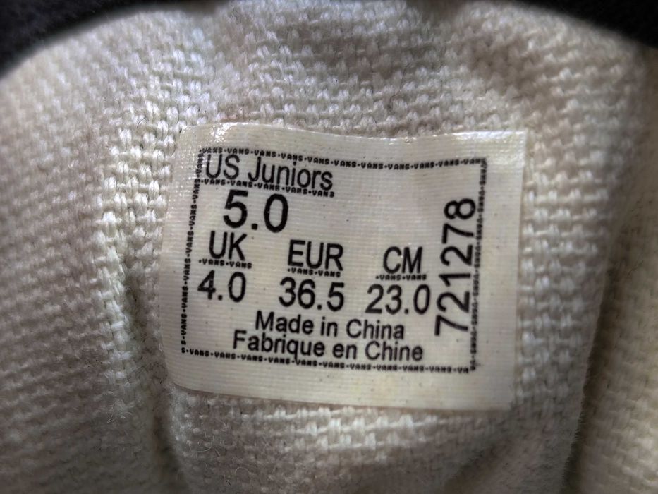Кеди Vans Old Skool (дитячi) - 36,5 (23см)