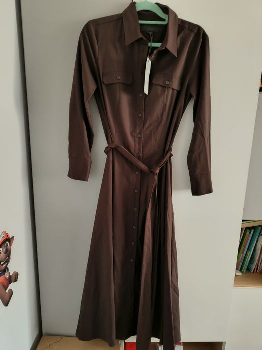 Sukienka Zara z domieszką wełny