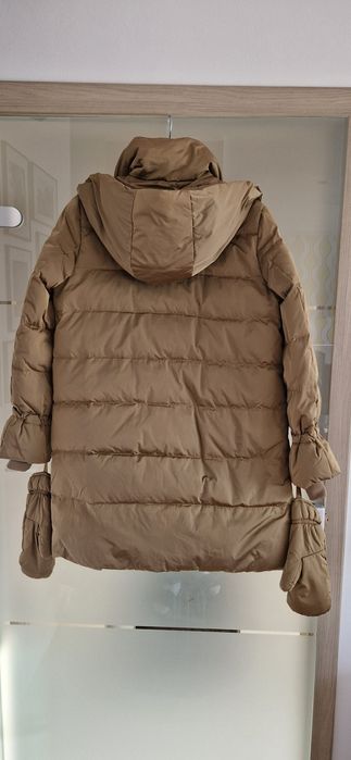 Kurtka długa płaszczyk puchowa Zara