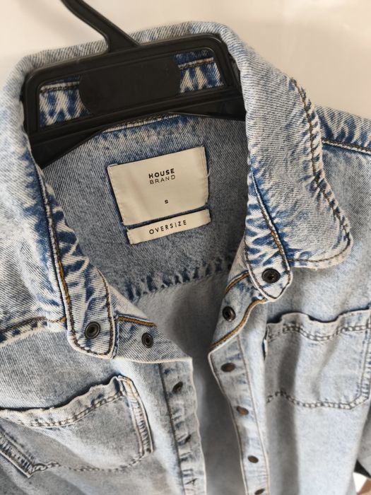 Kurtka jeansowa katana oversize house rozmiar s niebieska jeansowa