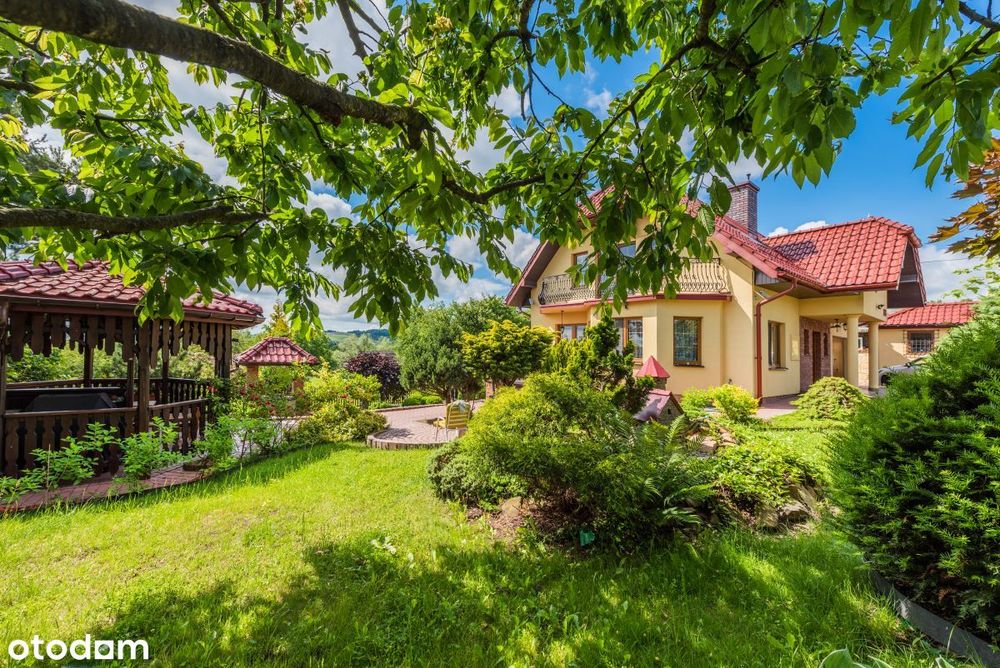 Dom z klimatem i pięknym ogrodem Widokowa działka