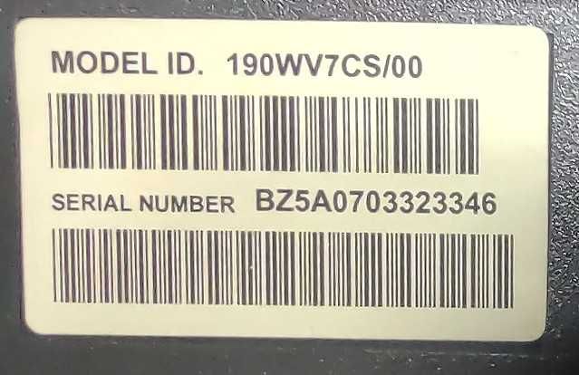 Продам монитор PHILIPS 190WV7CS 19"