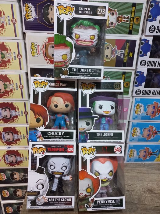 Figuras de terror e outras joker