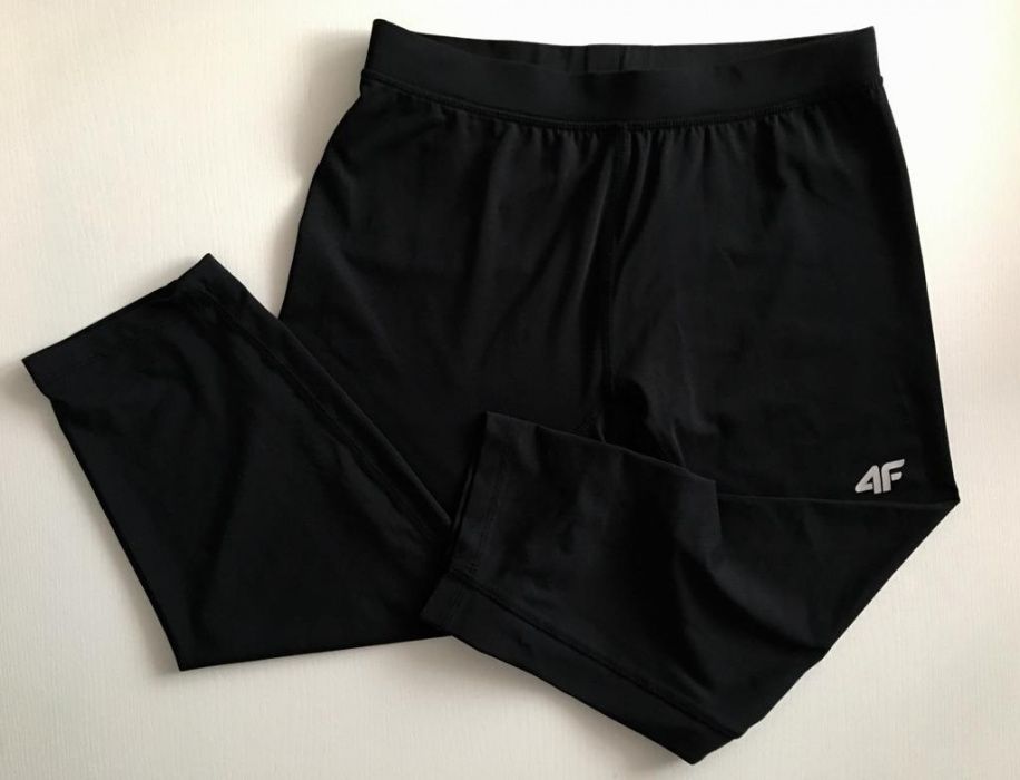 4F Legginsy damskie XS czarne fitness