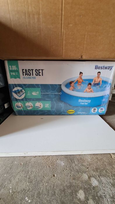 Piscina Bestway Fast Set 3,05 m nova