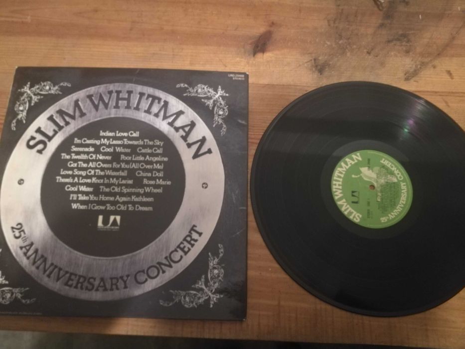 SLIM WHITMAN’S (COUNTRY)-25TH Anniversary Concert (Gatefold C/livro)
