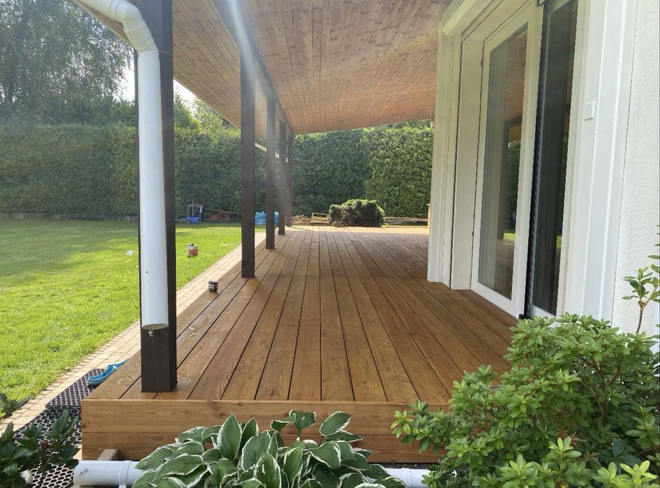 BWS - Producent! Deska Tarasowa Modrzew 28x140mm