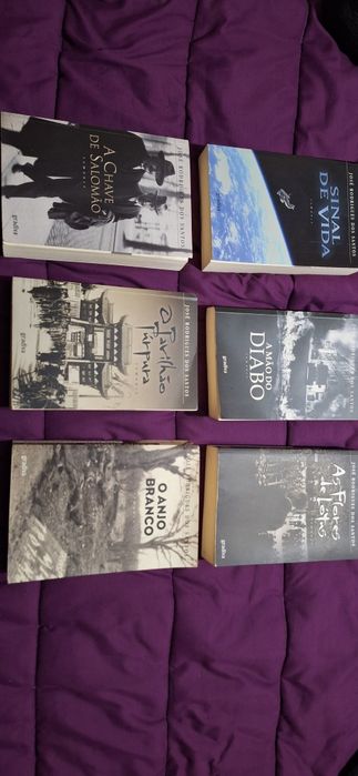 6 livros José Rodrigues dos Santos