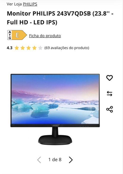 Monitor Philips463124324984432640