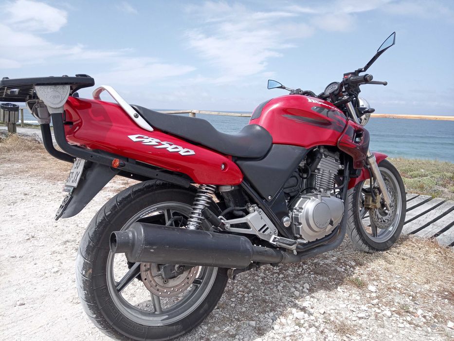 Honda CB 500 43 kW vermelho metálico