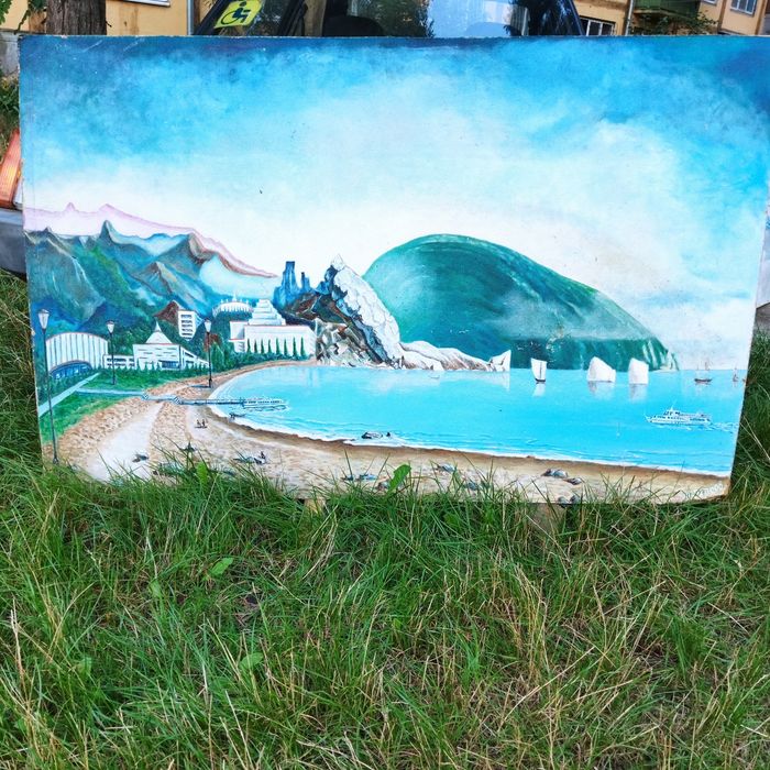 Продам  картину масло оргалит