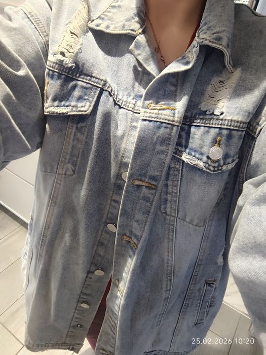 Kurtka jeansowa oversize
