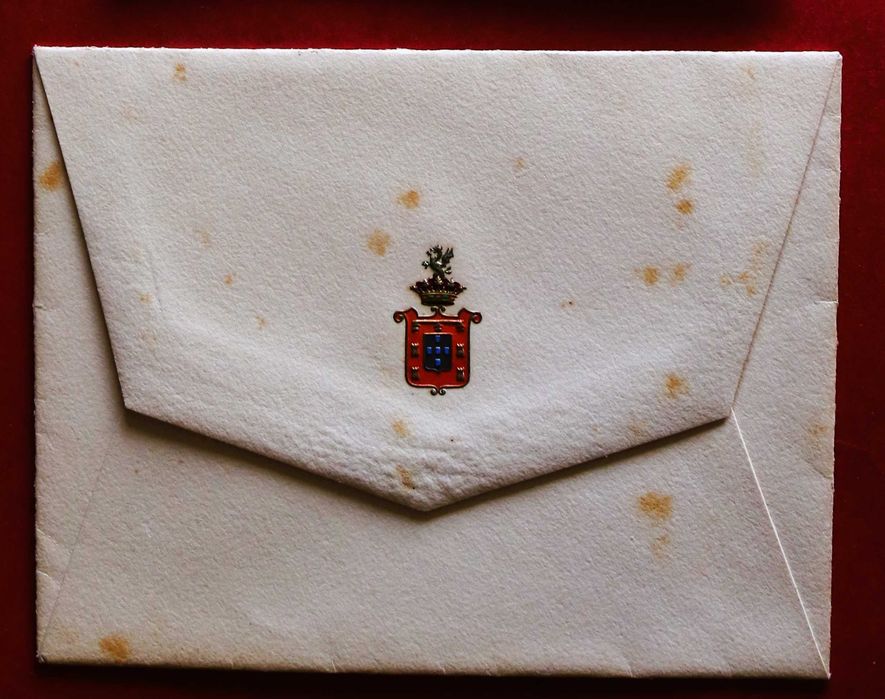 Duque de Bragança, Príncipe D. Carlos, envelope timbrado