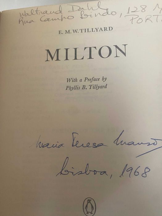 Livro Milton de E M W Tillyard