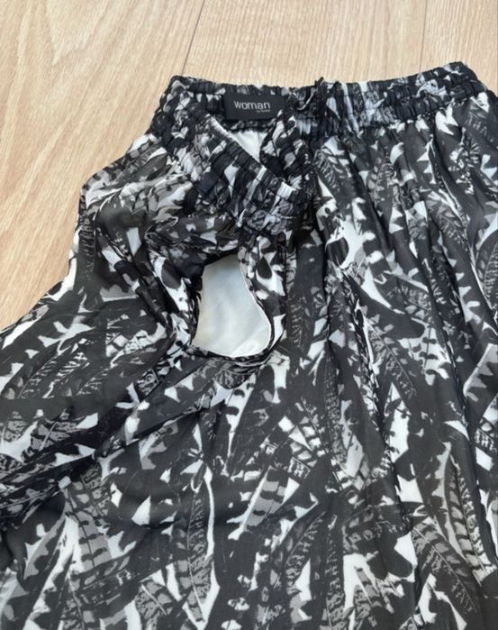 Spódnica mini asymetryczna z kieszeniami TCM