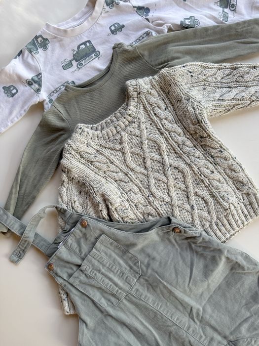 Лот  Комбінезон Zara світер Mothercare боді Next Лонгслів Flo 80-86