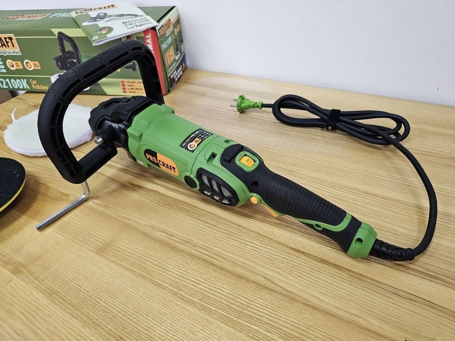 Полировальная машина шлифмашина Прокрафт Стабилизация об. Плавный пуск