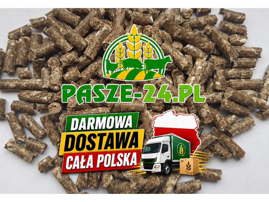 Pasza dla królików granulowana 25kg susz z traw lucerna karma naturalna mieszanka paszowa królik tucz witaminy pełnoporcjowa pasza