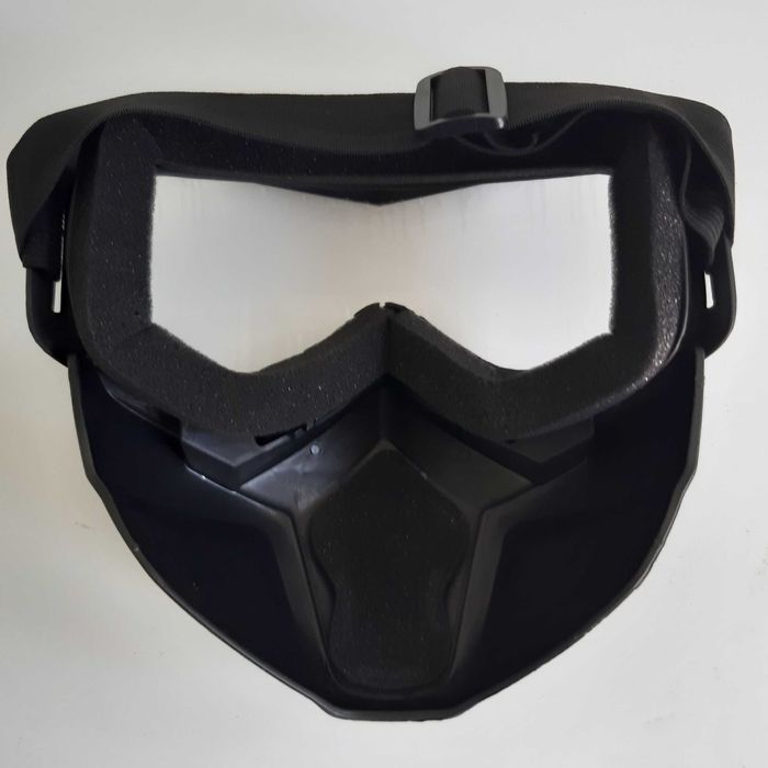 Máscara Protecção Óculos Transparentes Novos Motos Desportos Radicais
