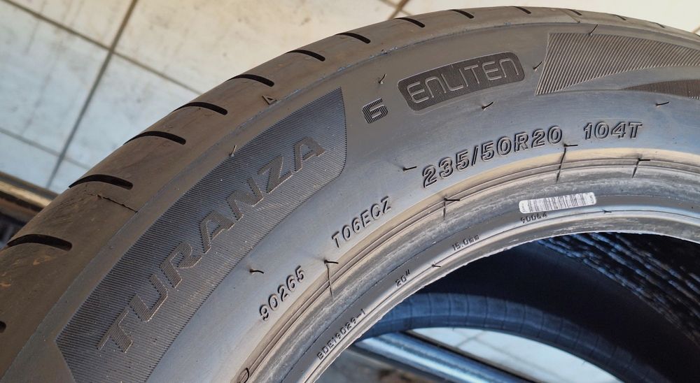 235/50R20 Bridgestone Turanza 6 Enliten 2025r A/A/68dB JAK NOWE 350zł/