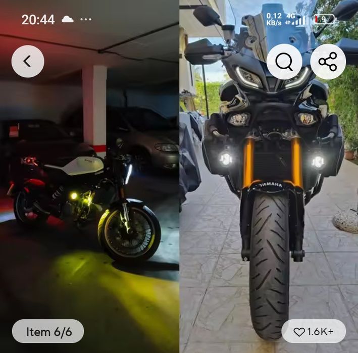 Faróis auxiliares Led E9