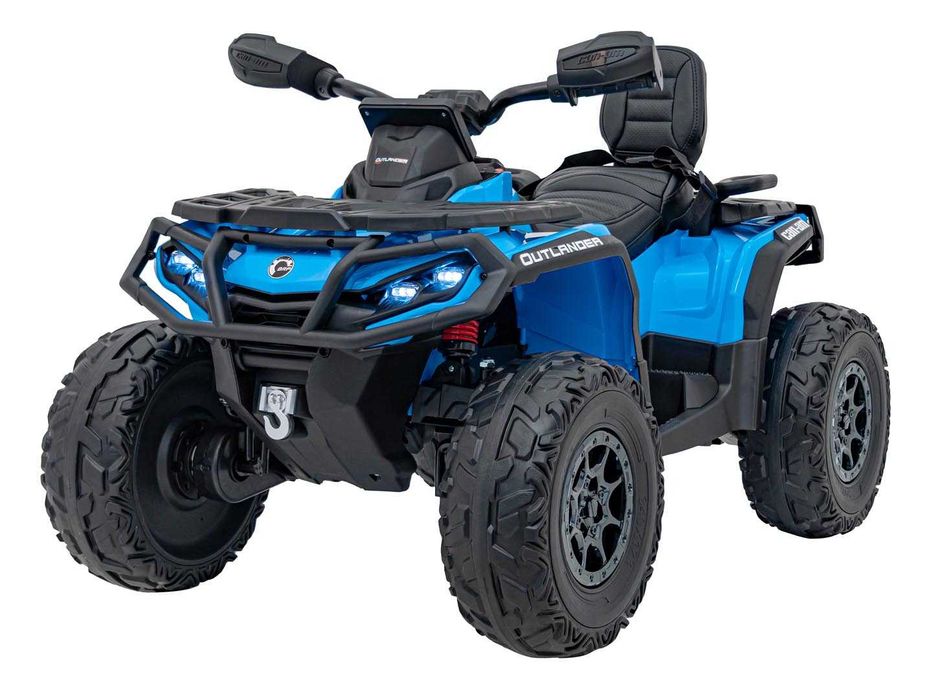 Quad na akumulator dla dzieci Can Am Outlander ATV z pilotem Niebieski