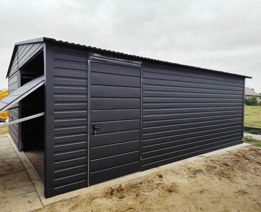 Blaszany Garaż Solidna Konstrukcja OCYNK
