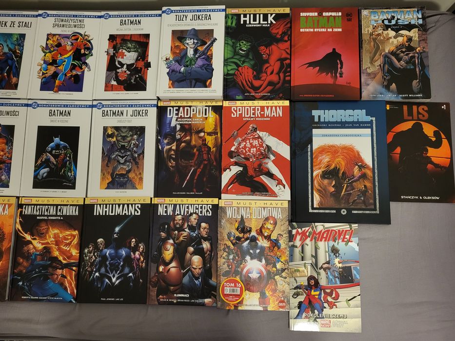 Nowe Tomy DC Marvel Thorgal 3 Zdjęciach