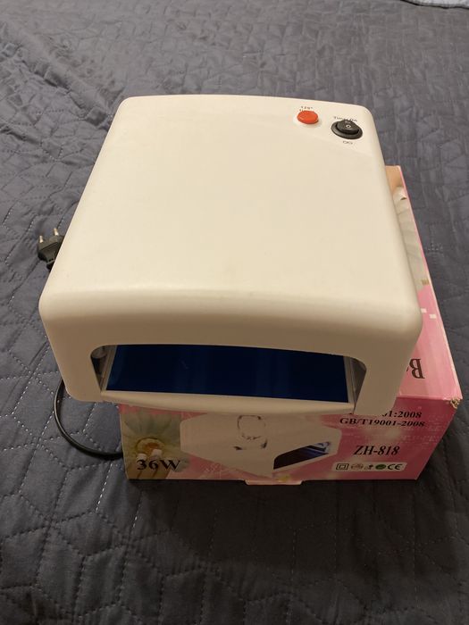 Лампа ультрафіолетова гель лак набор для манікюру