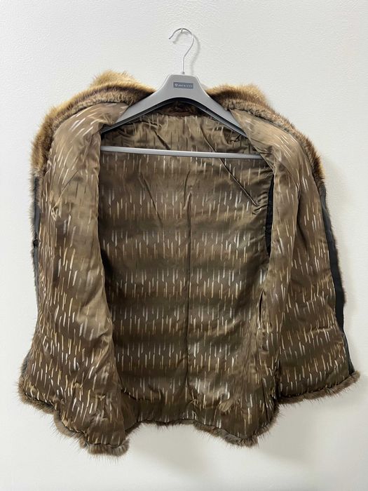 Colete de pele de Vison verdadeira