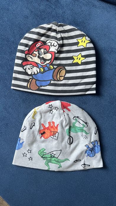 Zestaw dwoch czapek wiosennych H&M 92/104