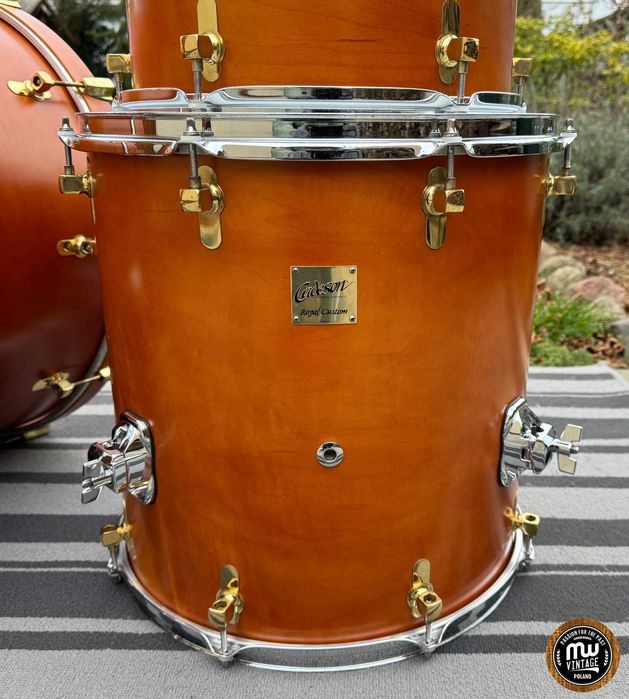 ‼️ Perkusja Cadeson Royal Custom 22", 12", 13", 16" Satin Amber ‼️