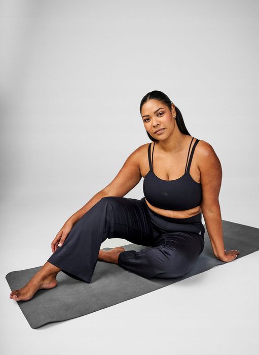 Zizzi Active 48 4xl Sportowy Stanik Top Z Krzyżowanymi Ramiączkami