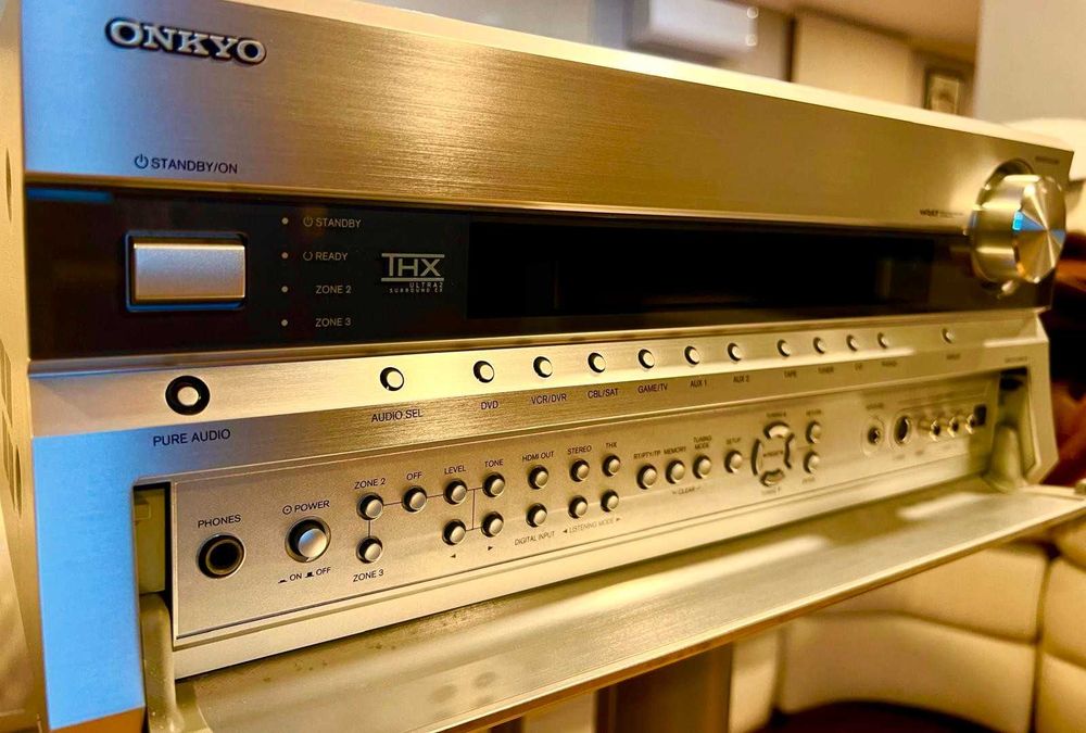 ONKYO TX-SR805 | AV Receiver THX Ultra2 HDMI | construção de referência 23 kgs! | c/ novo