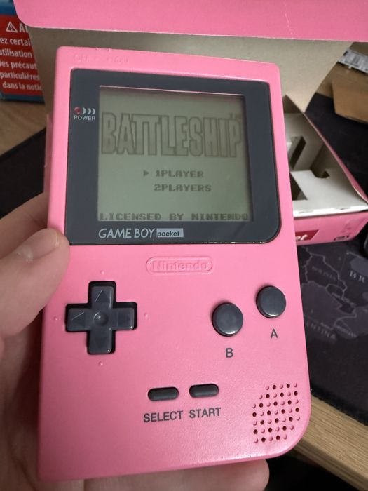 Piękny Game Boy Pocket - różowy - w pudełku