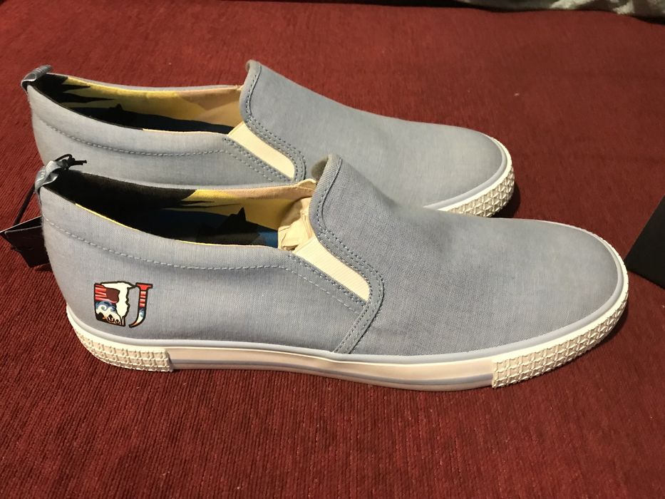 Слипоны мужские trussardi jeans голубые 44 размер