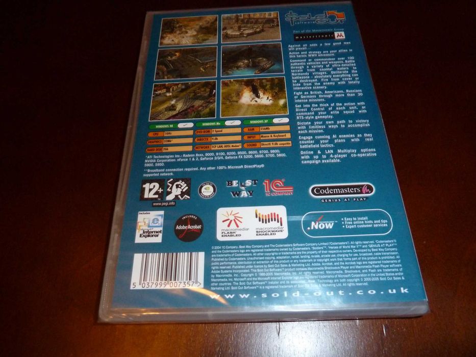 Soldiers: Heroes of World War II na PC, nowa, jedyna, idealny prezent!