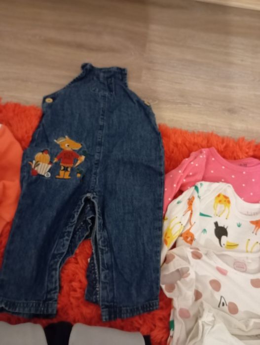 Torba ubrań dla dziewczynki 74