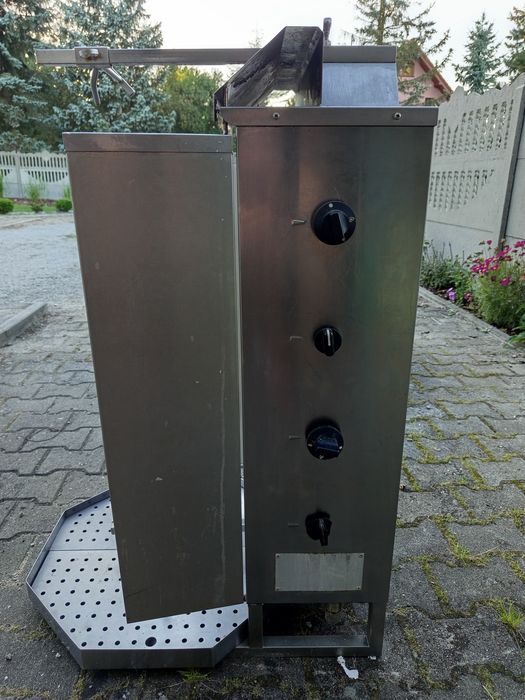 Opiekacz do kebaba gazowy, 4 palnikowy