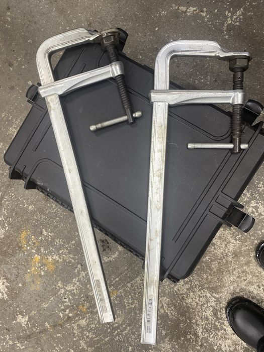 Ścisk sróbowy ślusarski stalowy 500x140mm