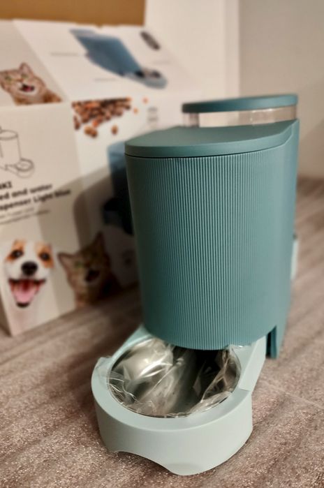 Dispensador de comida e água para cão ou gato