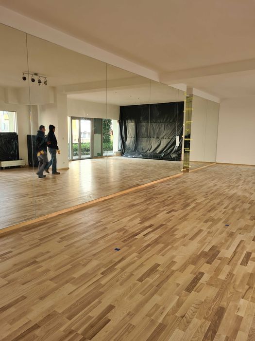 Lustra na wymiar, grafika na szkle