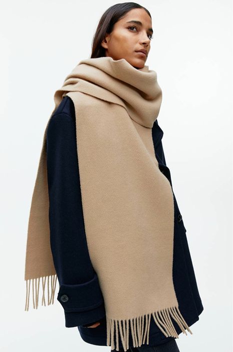 Шарф Arket, шарф из шерсти, шерстяной шарф, аркет