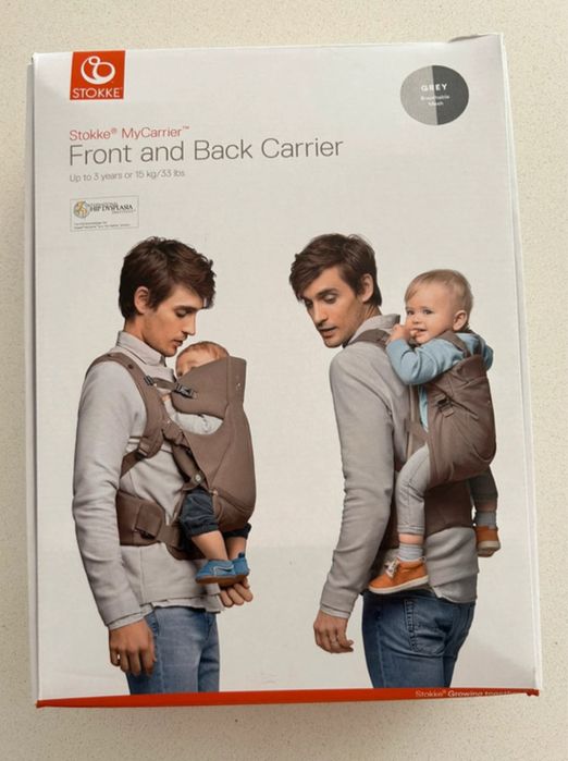 Stokke's MyCarrier Front and Back Baby Carrier