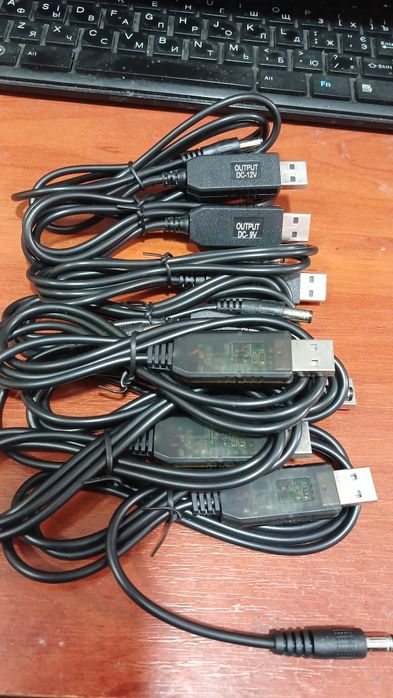 Кабель для роутера, перетворювач напруги 9в 12в