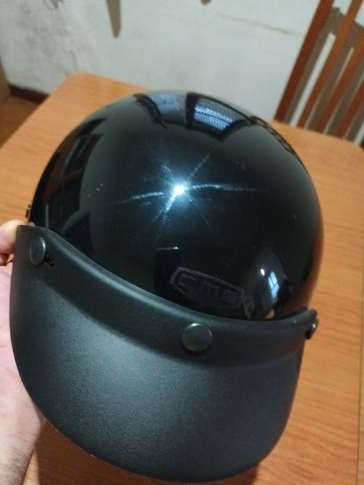 Capacete preto cms sem viseira