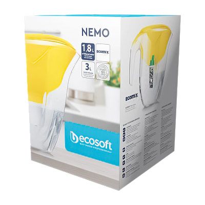 Фільтр-глечик Ecosoft Nemo Yellow жовтий 3 л (4820056802672)